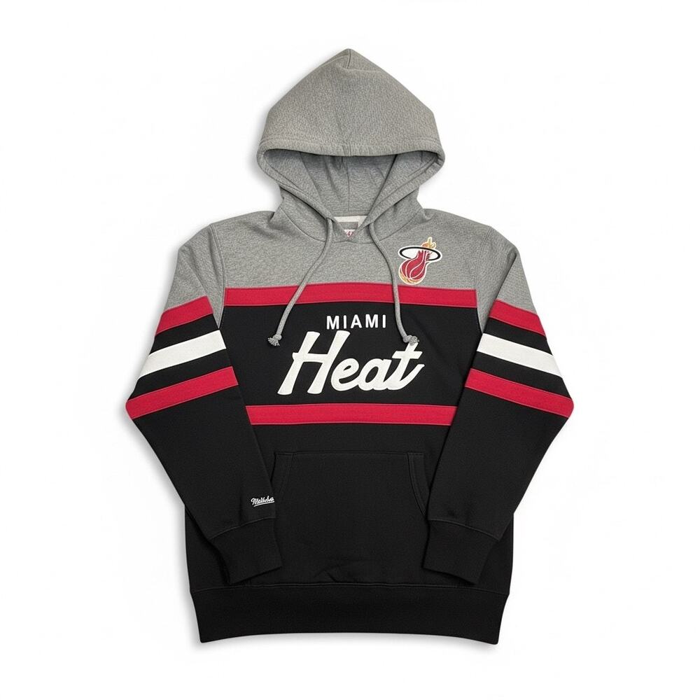 Mitchell & Ness Miami Heat Head Coach Hoodie [Size Medium]